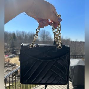 Tory Burch black clutch